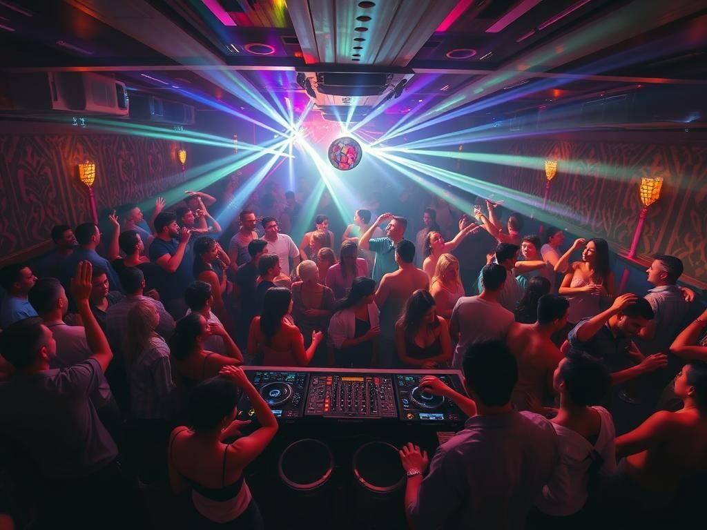 Dancing Under Neon Disco