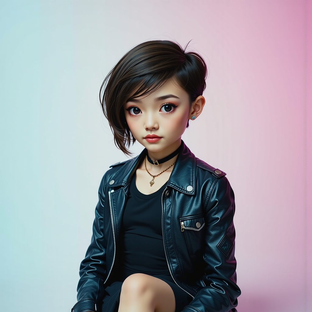 A young girl with