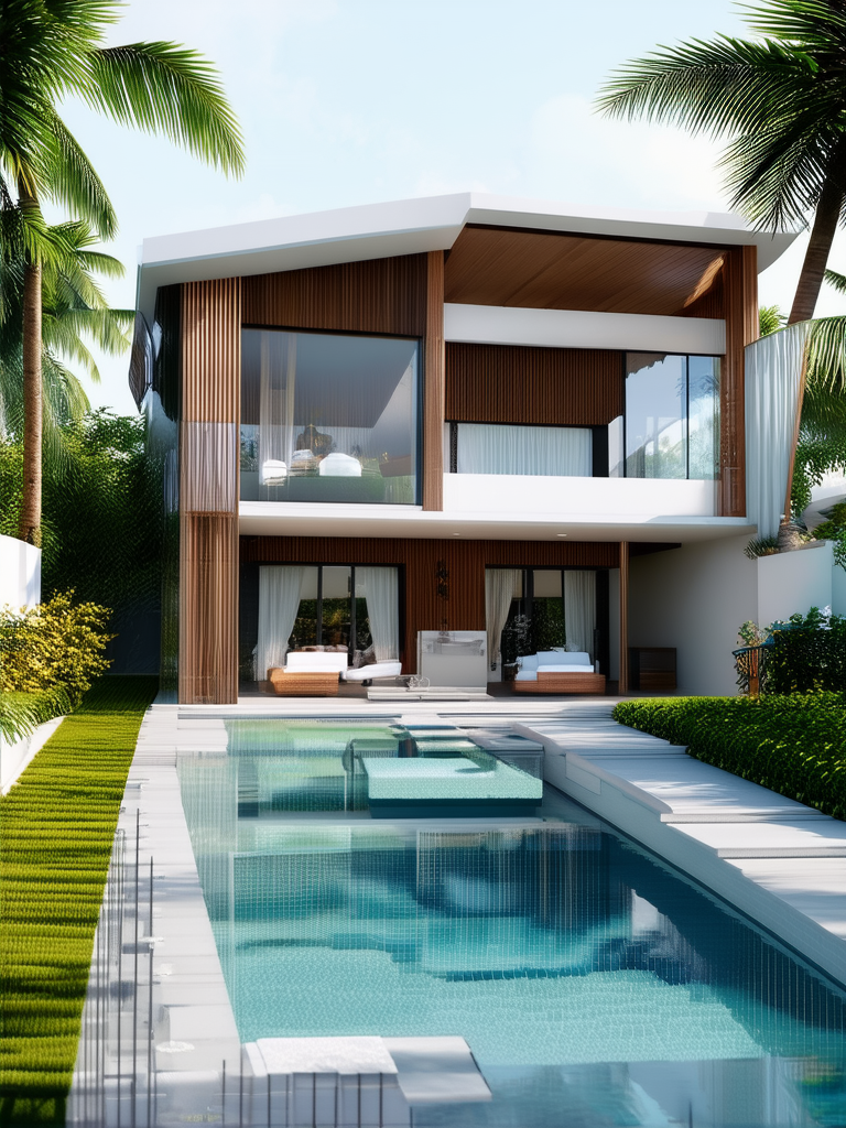 A luxurious 4-bedroom modern