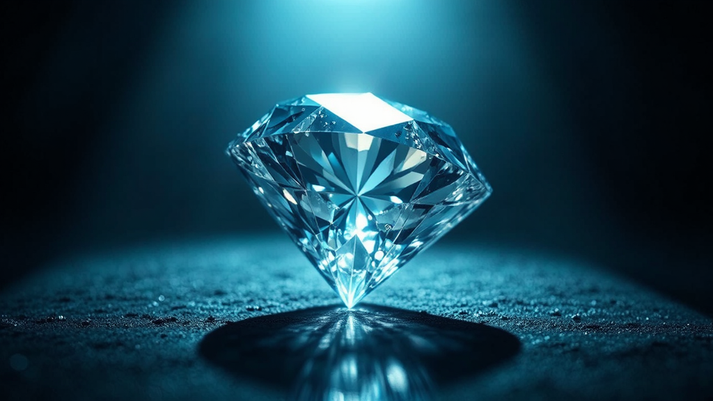 A large diamond is