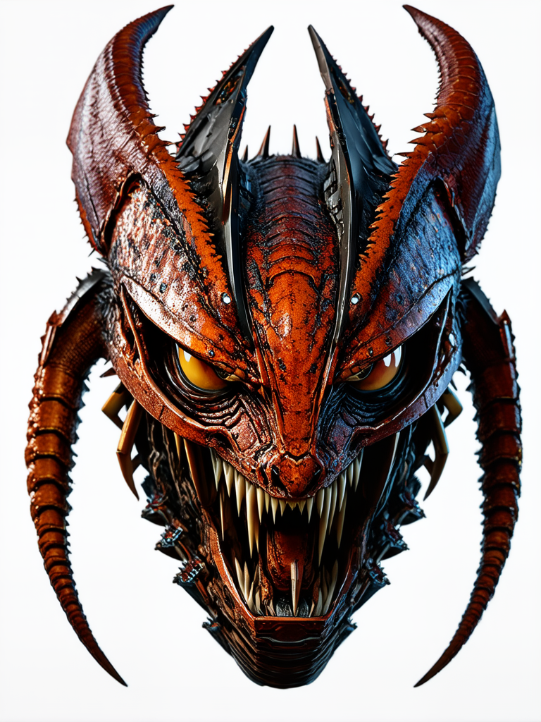 Mecha creature with chiroptera