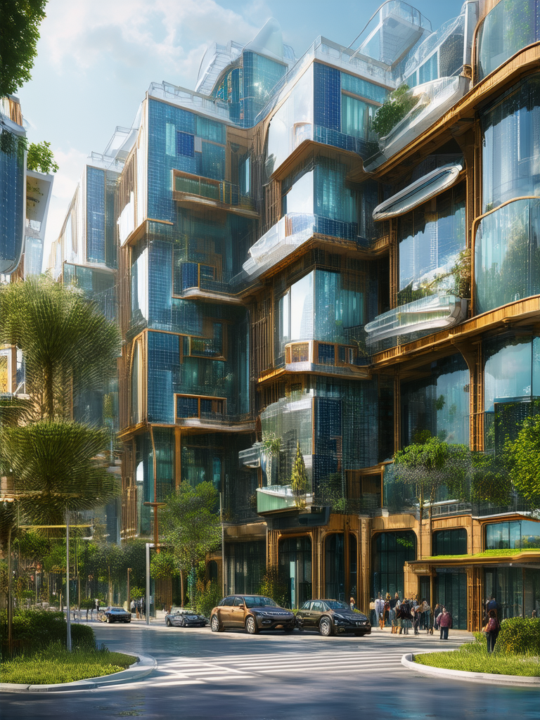 Sustainable, walkable, eco-friendly urban
