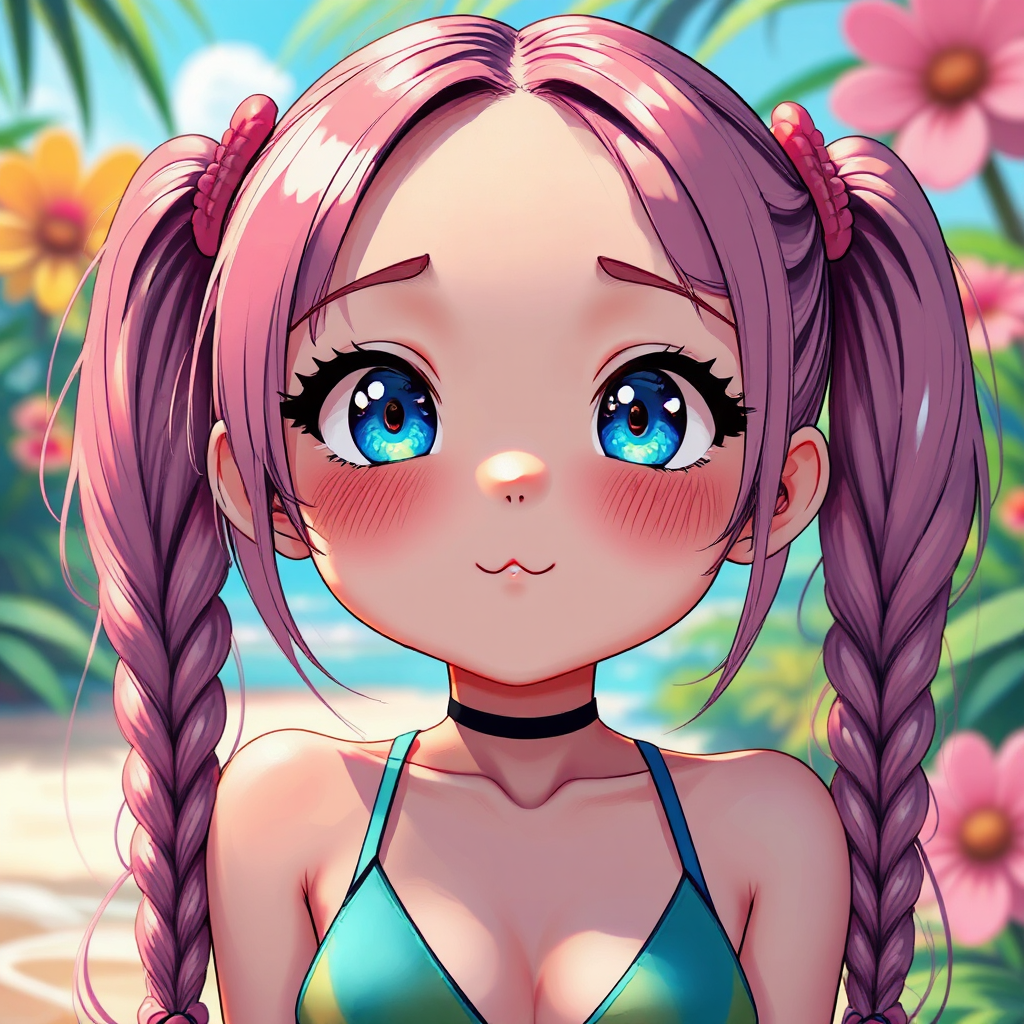 Cute girl in a