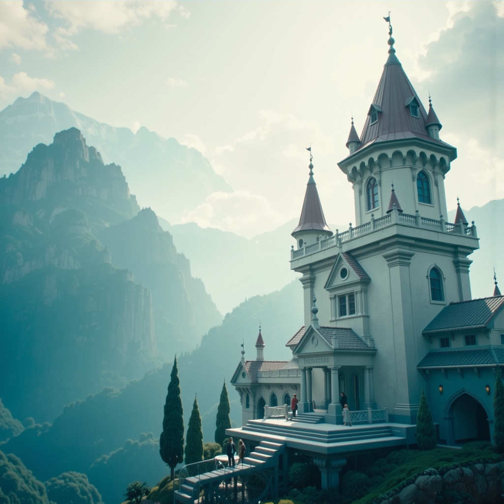 Castle in a dreamy