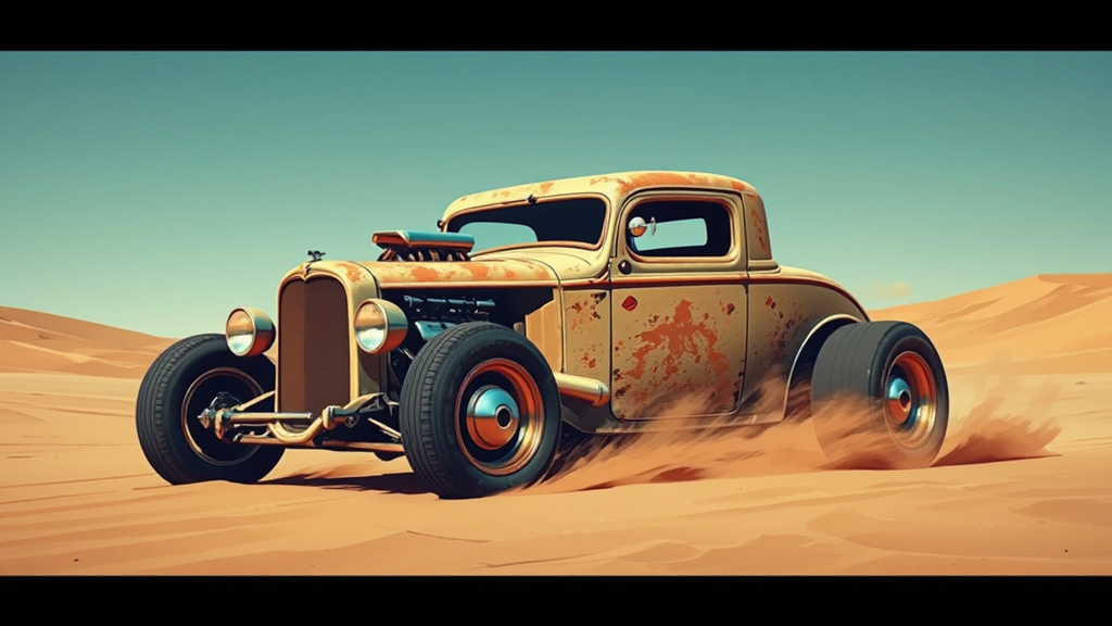 Hot rod in a