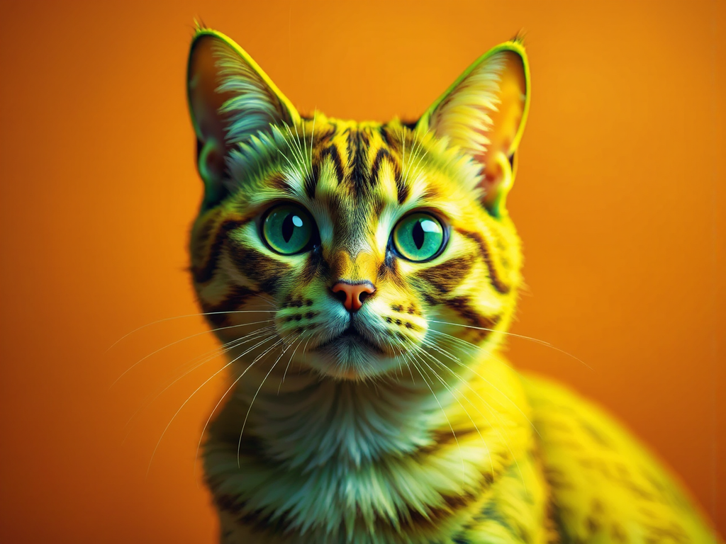 Portrait of a stylized