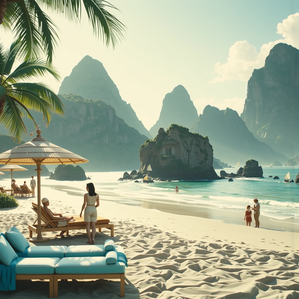 Beautiful fantasy landscape with