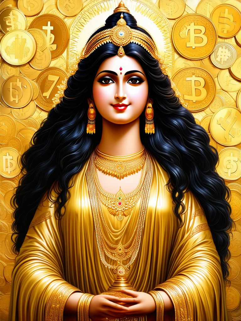 Goddess Lakshmi in a