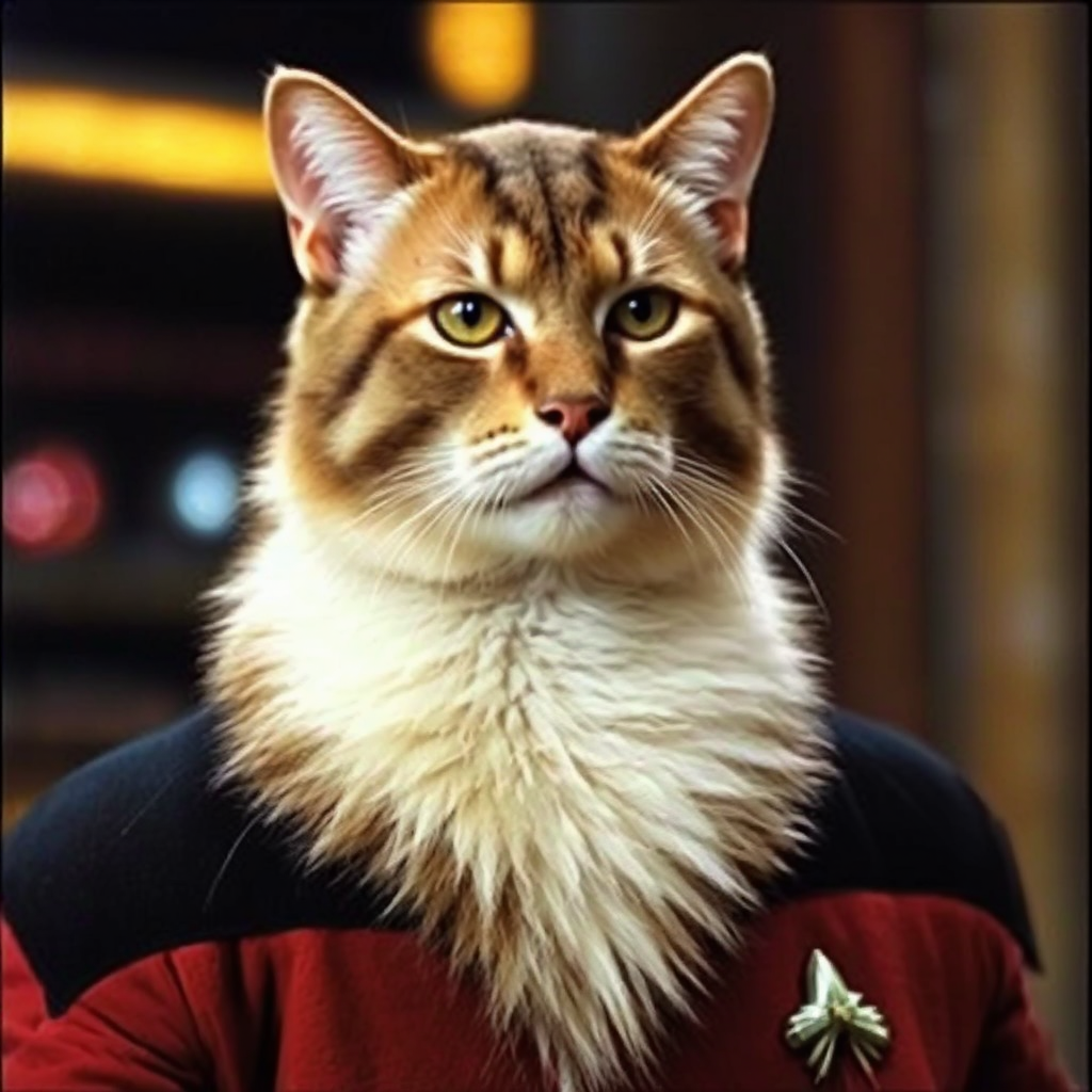 Jean-Luc Picard holds a