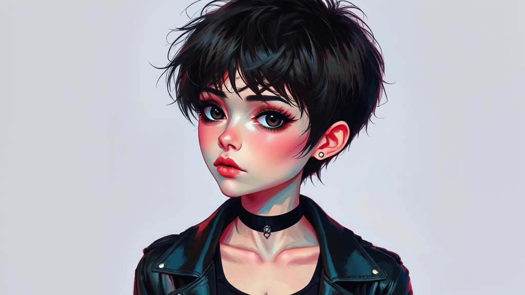 A young girl with