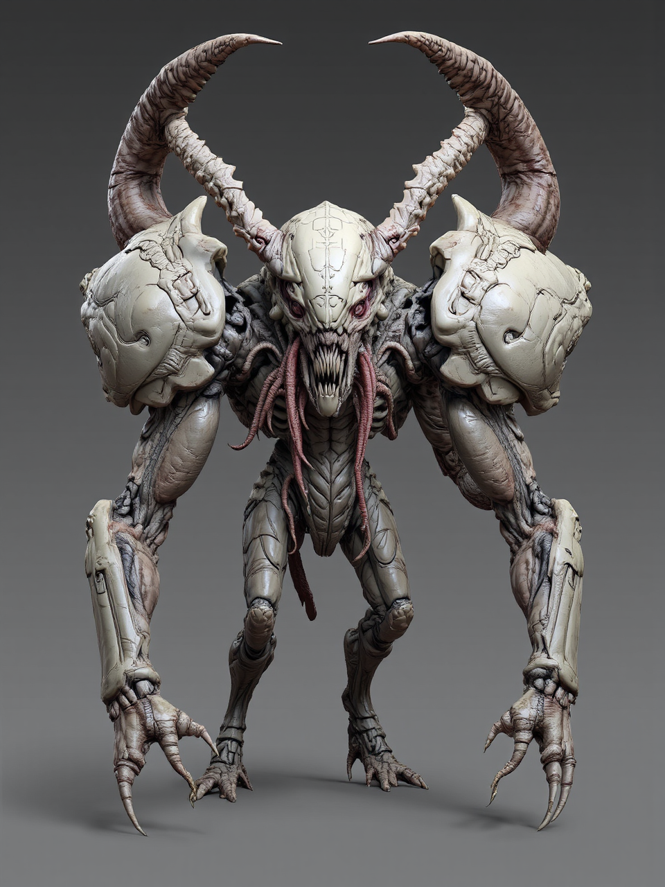 Mecha creature with crustacean
