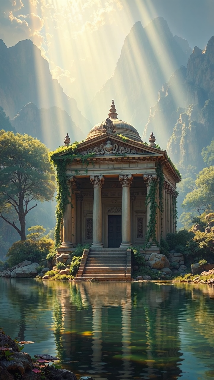 Ancient temple by a