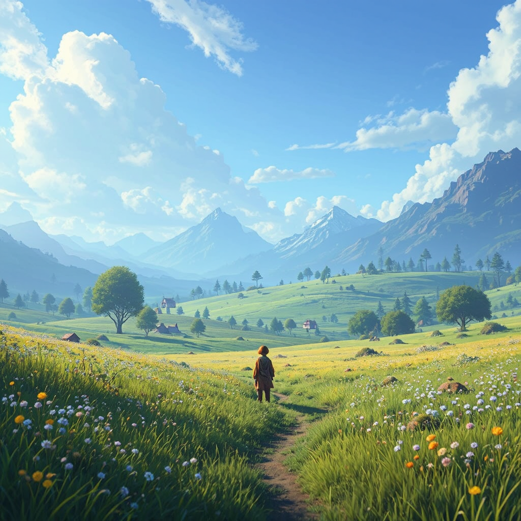 Mysterious forest in The