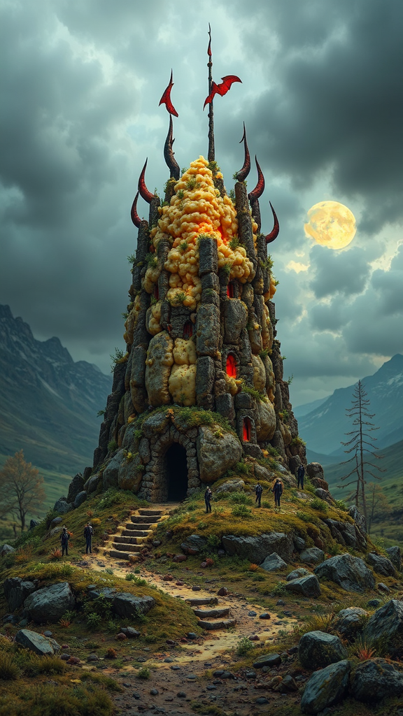 Devil's Tower formed from