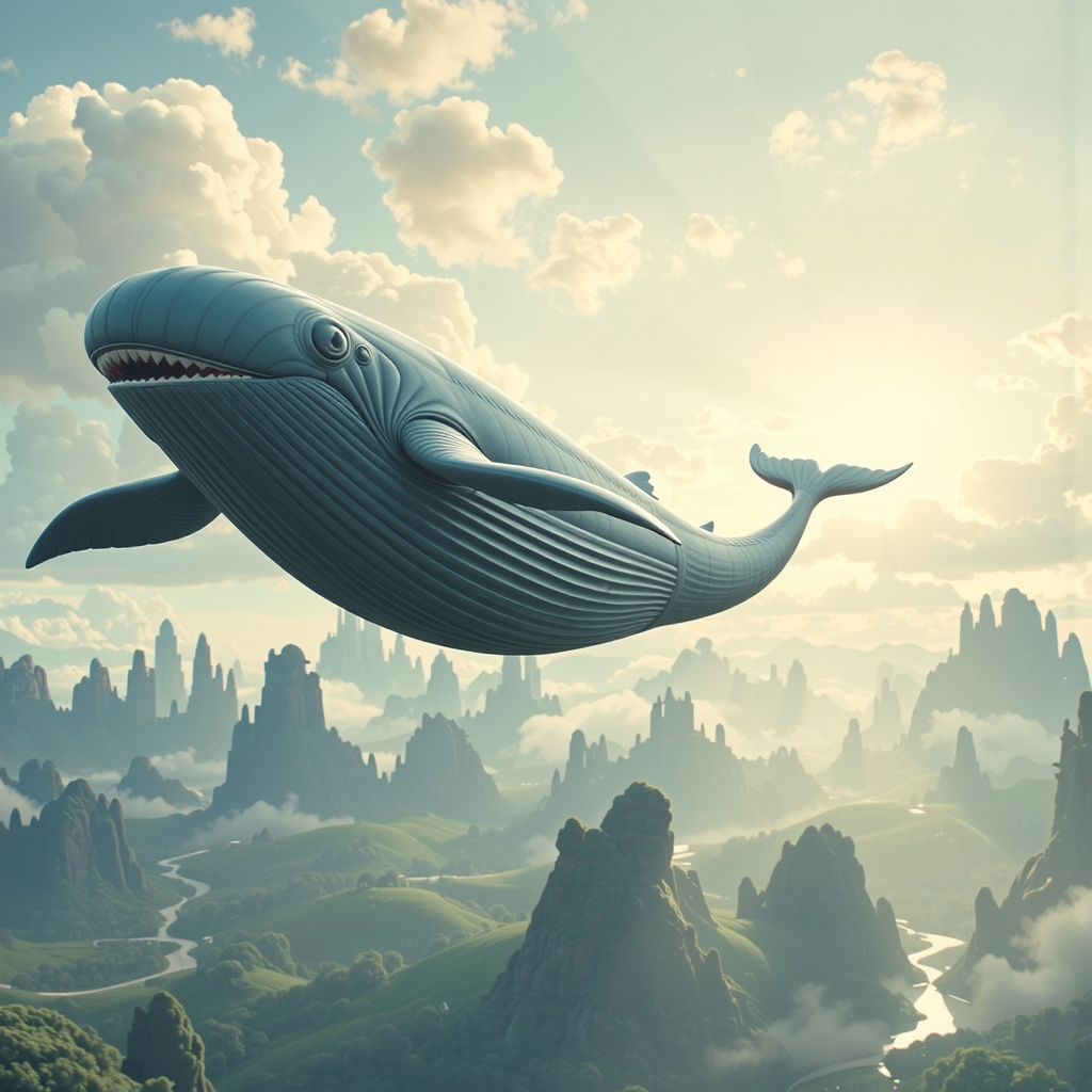 Fantasy landscape with a