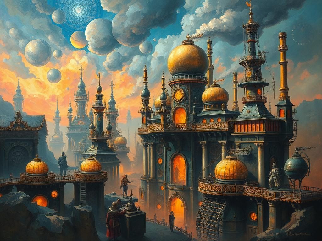 Elegant Victorian Era Futuristic