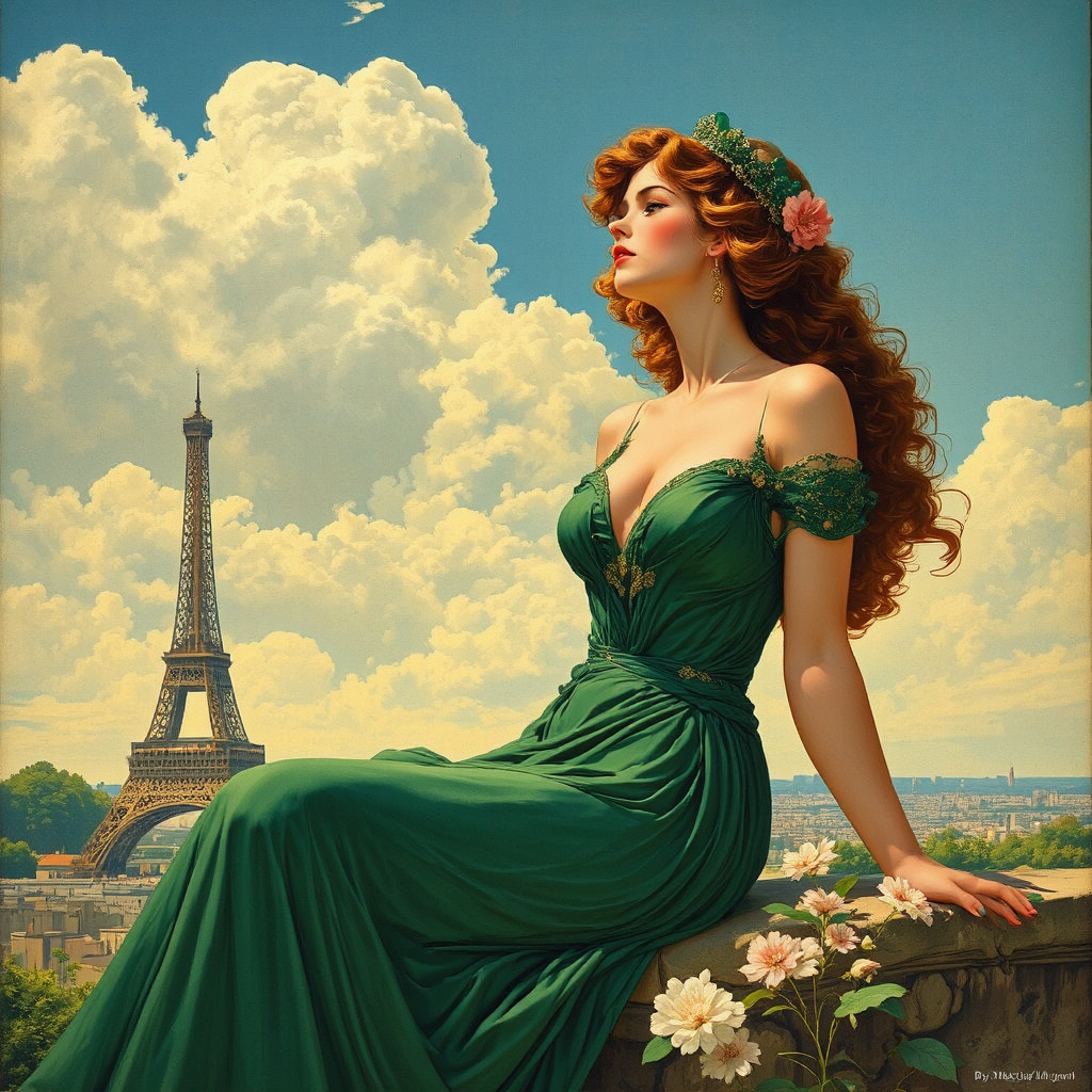 Woman in a garden