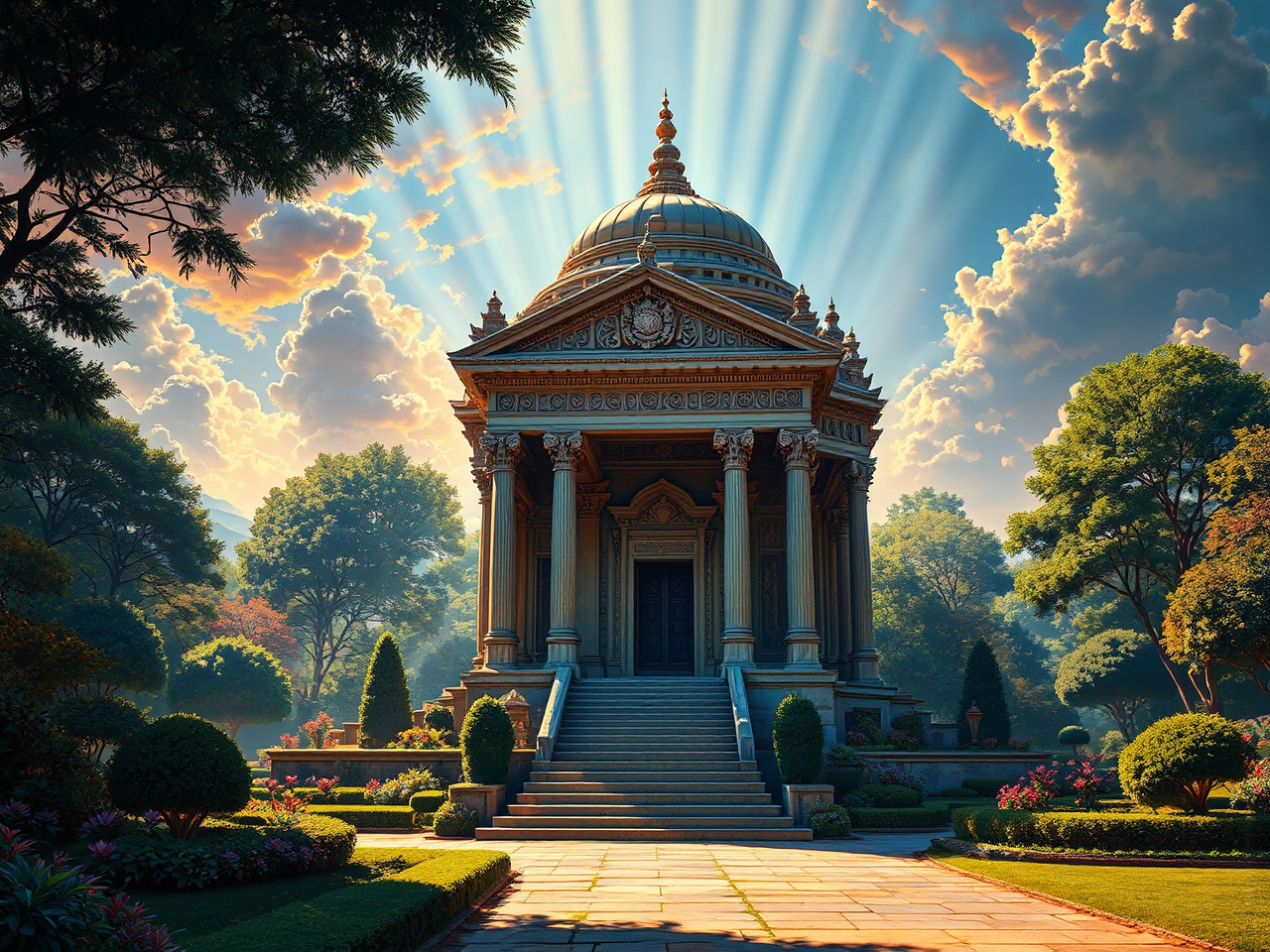 Ancient temple in a