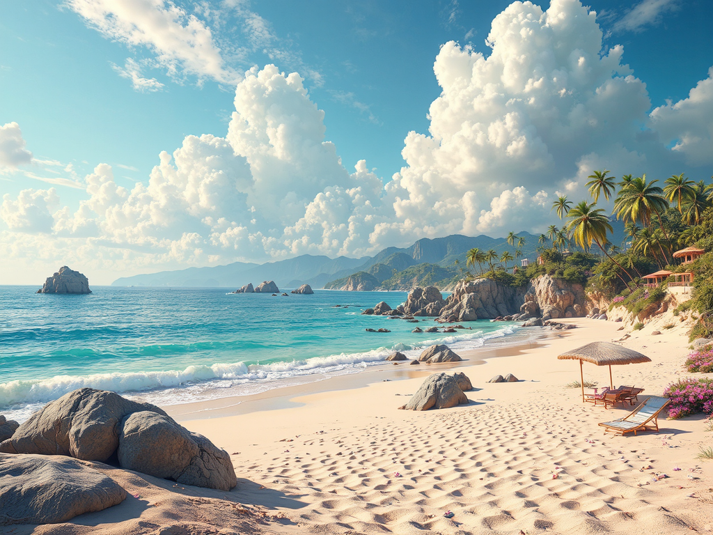 Beautiful fantasy landscape with