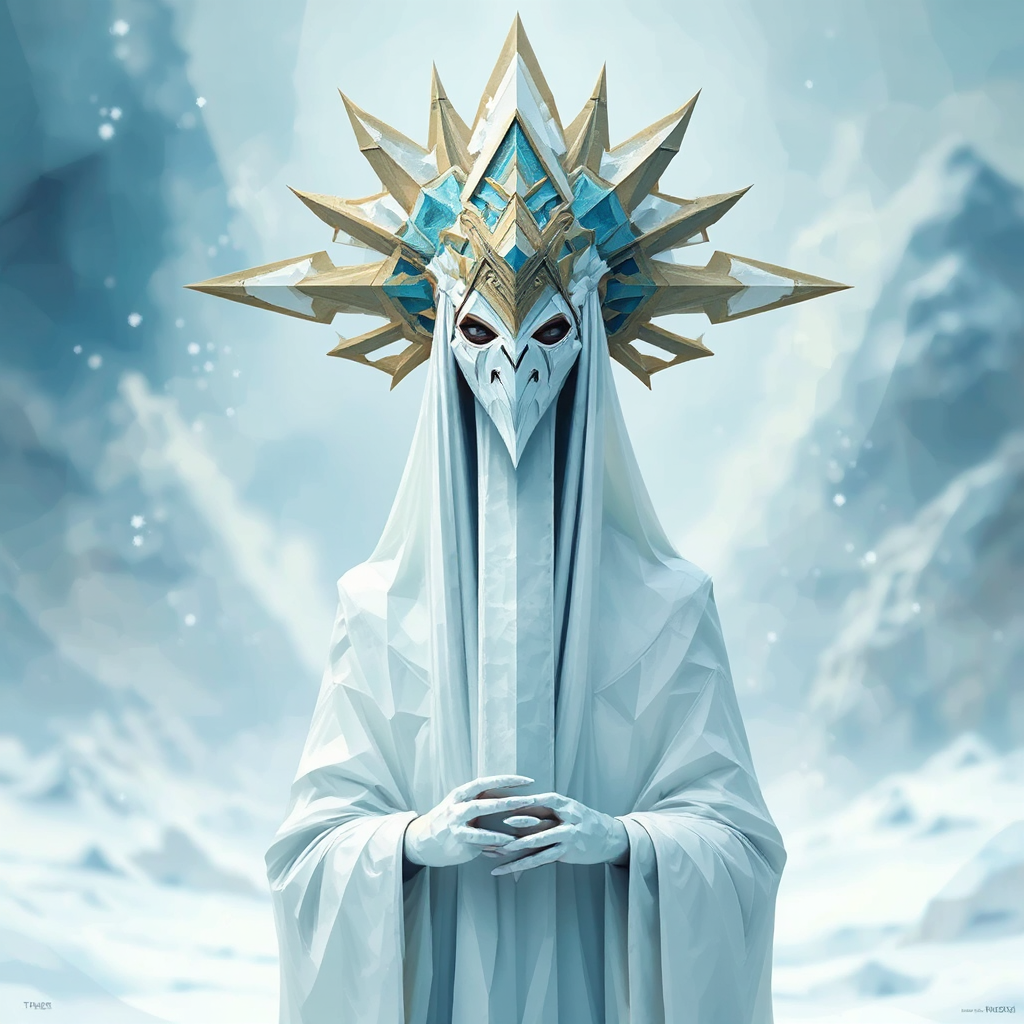 Lemurian Priestess in Winter