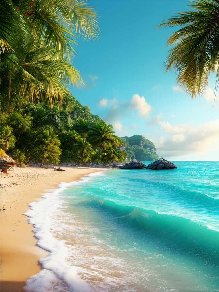 Beautiful fantasy landscape with