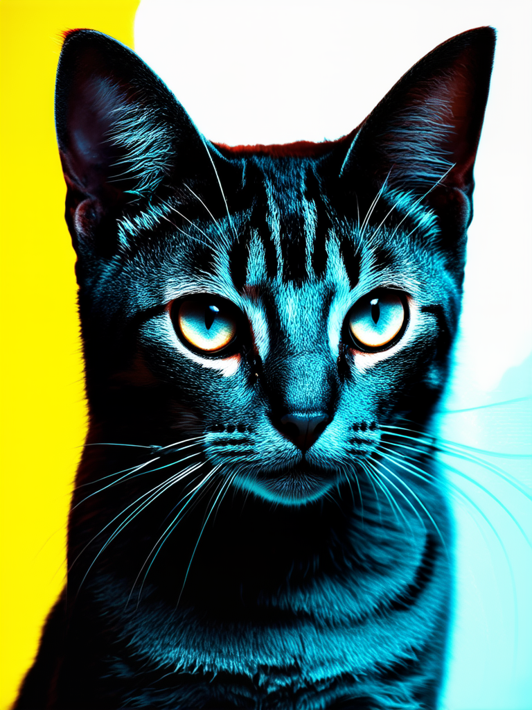 Portrait of a stylized