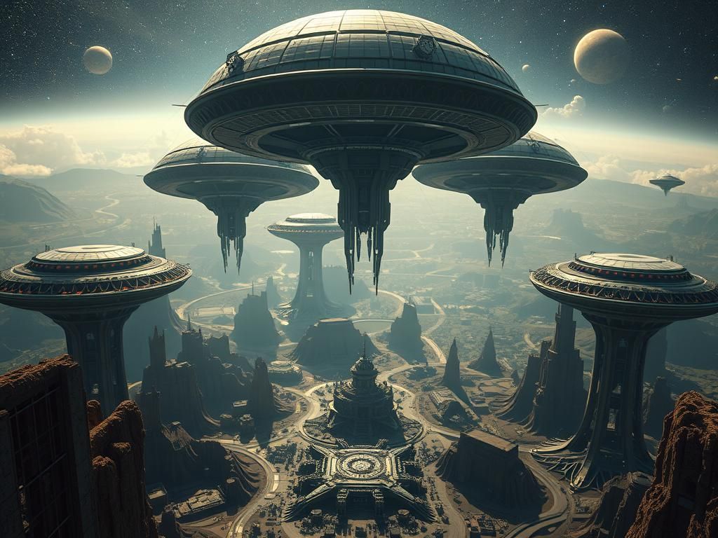Gigantic Space Dwellings in