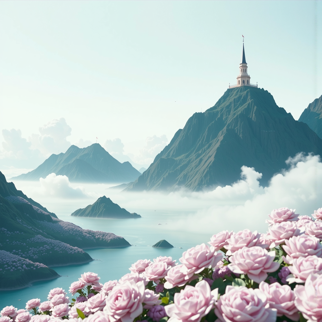 Render of a serene
